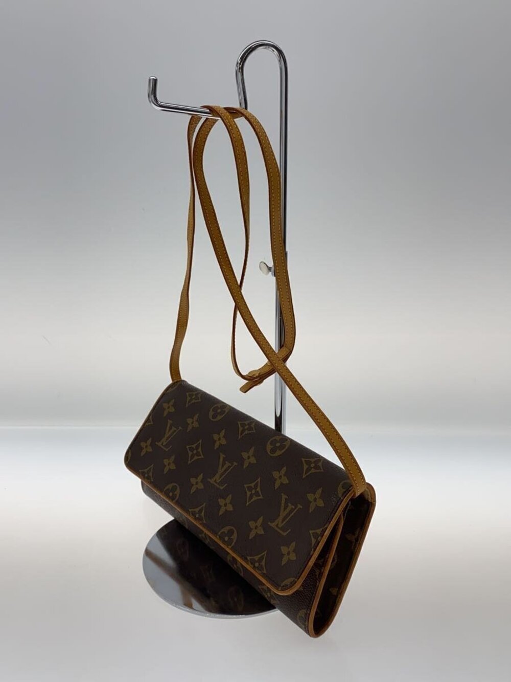 Louis Vuitton Brown Monogram Pochette Canvas Twin Brown